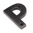 From The Anvil Door Furniture Aged Bronze / Letters / P From The Anvil - Aged Bronze Letter P