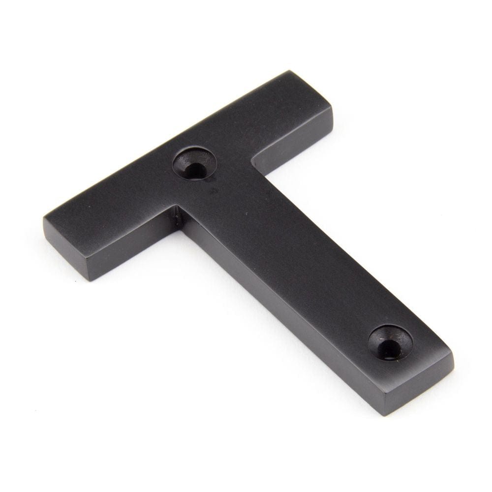 From The Anvil Door Furniture Aged Bronze / Letters / T From The Anvil - Aged Bronze Letter T