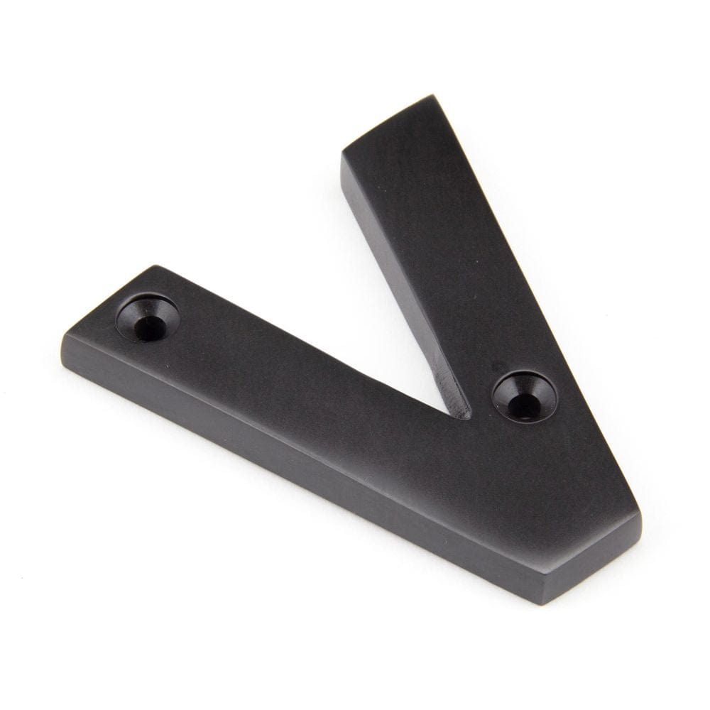 From The Anvil Door Furniture Aged Bronze / Letters / V From The Anvil - Aged Bronze Letter V
