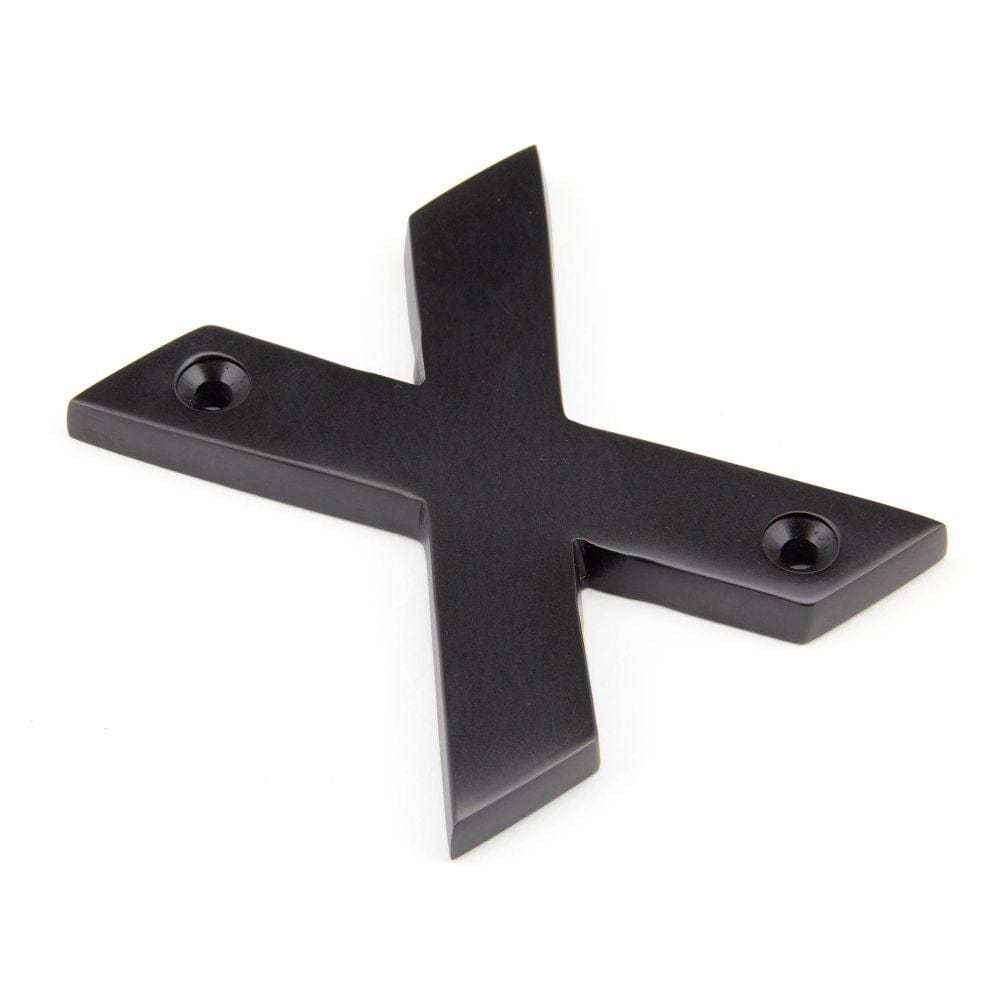 From The Anvil Door Furniture Aged Bronze / Letters / X From The Anvil - Aged Bronze Letter X