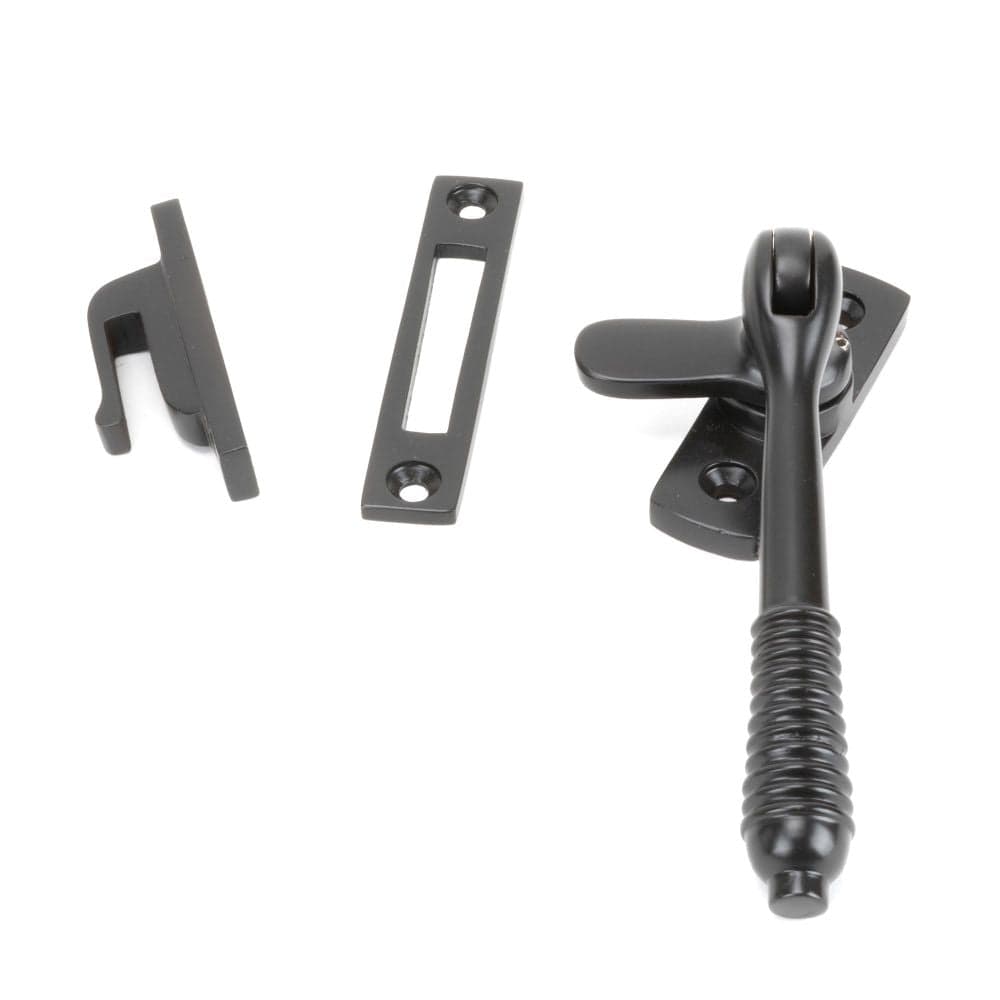 From The Anvil Window Furniture Aged Bronze / Yes / Mortice & Hook Place From The Anvil - Aged Bronze Locking Reeded Fastener