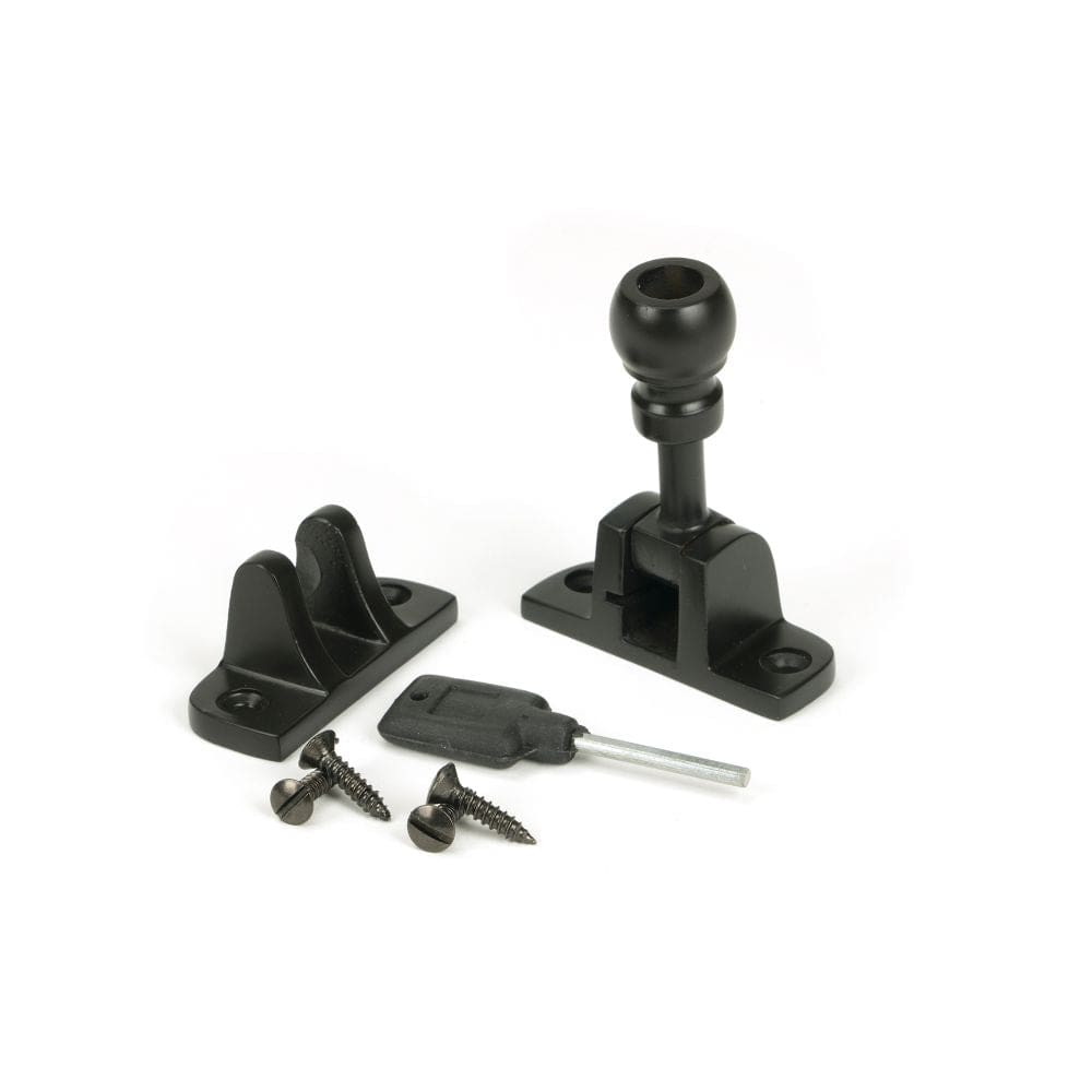 From The Anvil Window Furniture Aged Bronze / Sash Window Brighton Fasteners / Yes From The Anvil - Aged Bronze Mushroom Brighton Fastener (Radiused)