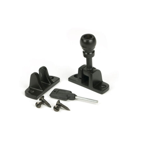 From The Anvil Window Furniture Aged Bronze / Sash Window Brighton Fasteners / Yes From The Anvil - Aged Bronze Mushroom Brighton Fastener (Radiused)