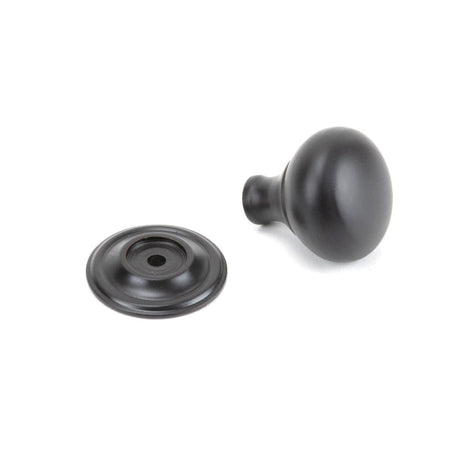 From The Anvil Cabinet Hardware Aged Bronze / Cabinet Knobs / 32mm Dia. From The Anvil - Aged Bronze Mushroom Cabinet Knob 32mm