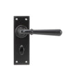 From The Anvil Door Furniture Aged Bronze / Bathroom Lock Handles From The Anvil - Aged Bronze Newbury Lever Bathroom Set