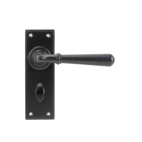 From The Anvil Door Furniture Aged Bronze / Bathroom Lock Handles From The Anvil - Aged Bronze Newbury Lever Bathroom Set