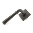 From The Anvil Door Furniture Aged Bronze / Square Rose From The Anvil - Aged Bronze Newbury Lever on Rose Set (Square) - Unsprung