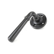 From The Anvil Door Furniture Aged Bronze / Round Rose From The Anvil - Aged Bronze Newbury Lever on Rose Set - Unsprung