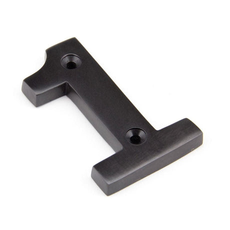 From The Anvil Door Furniture Aged Bronze / Numerals / 1 From The Anvil - Aged Bronze Numeral 1