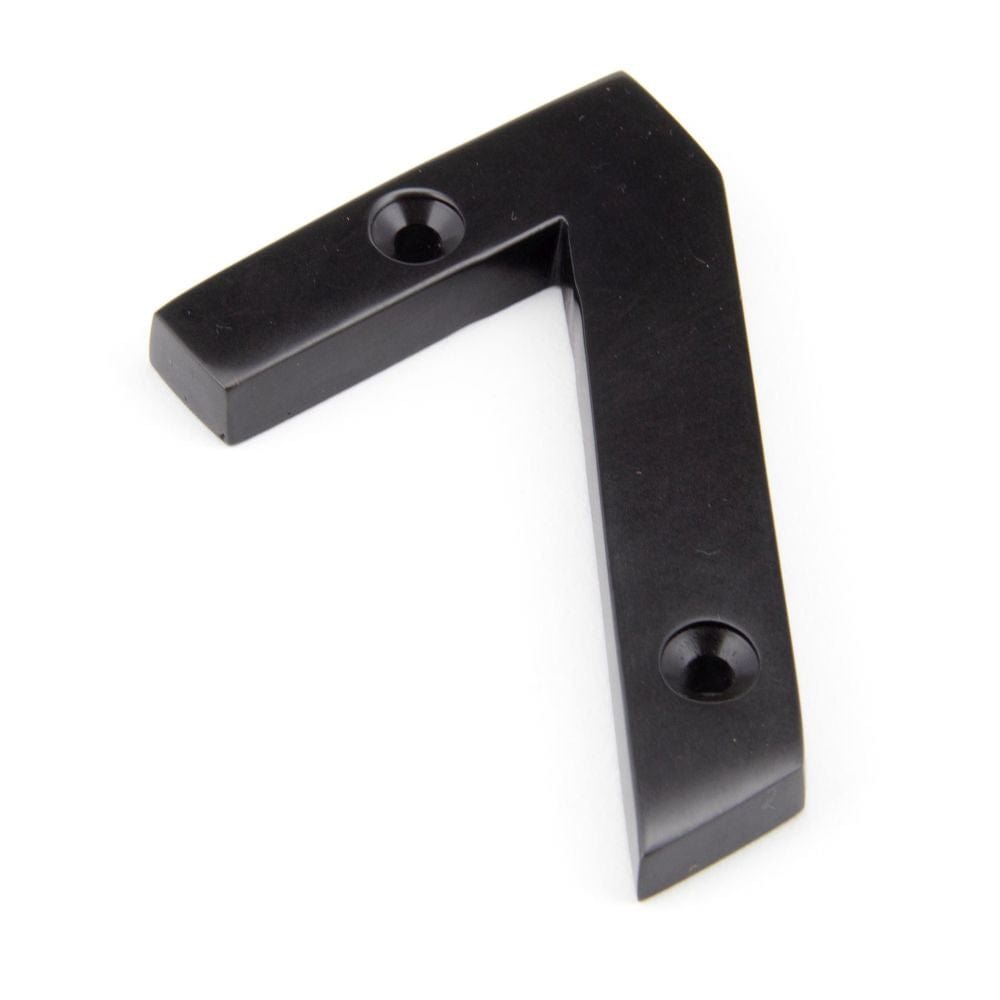 From The Anvil Door Furniture Aged Bronze / Numerals / 7 From The Anvil - Aged Bronze Numeral 7