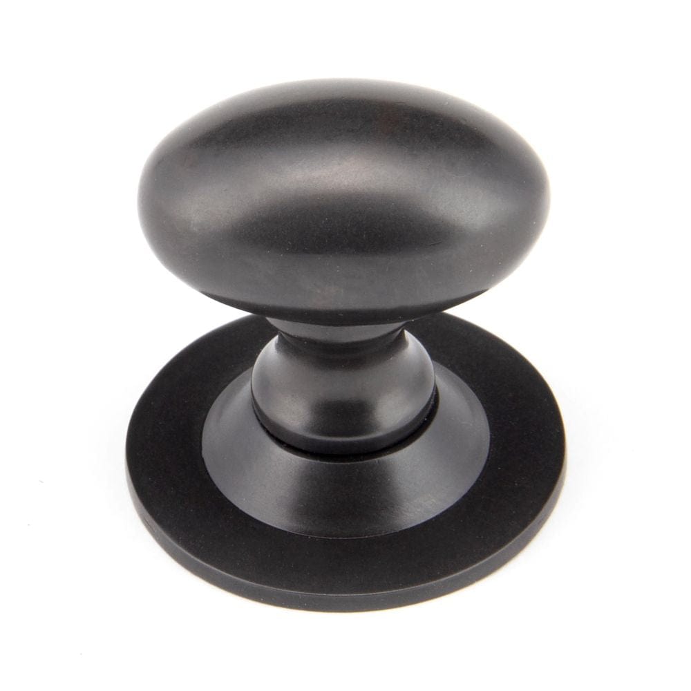 From The Anvil Cabinet Hardware Aged Bronze / Cabinet Knobs / 33mm Dia. From The Anvil - Aged Bronze Oval Cabinet Knob 33mm