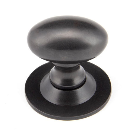 From The Anvil Cabinet Hardware Aged Bronze / Cabinet Knobs / 33mm Dia. From The Anvil - Aged Bronze Oval Cabinet Knob 33mm