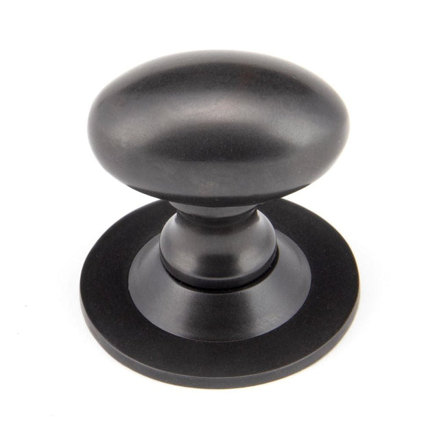 From The Anvil Cabinet Hardware Aged Bronze / Cabinet Knobs / 33mm Dia. From The Anvil - Aged Bronze Oval Cabinet Knob 33mm