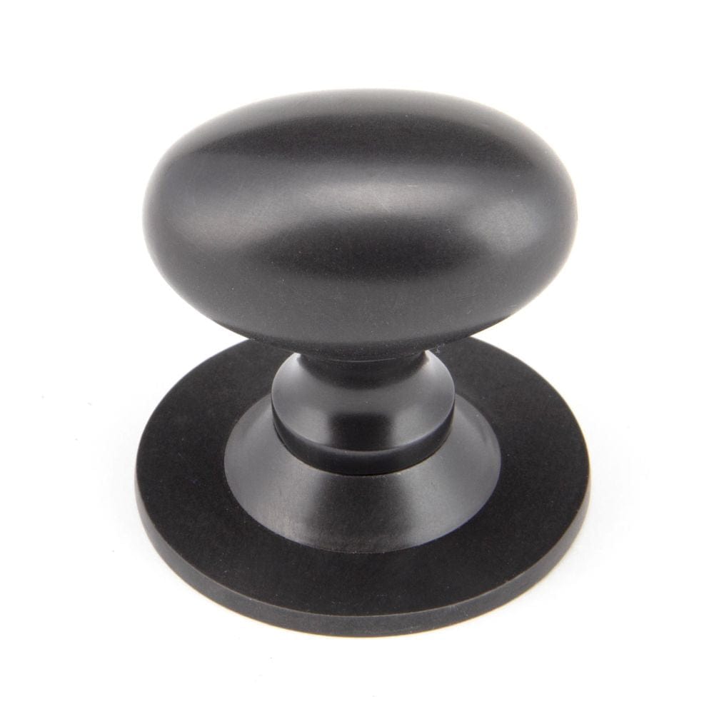 From The Anvil Cabinet Hardware Aged Bronze / Cabinet Knobs / 40mm Dia. From The Anvil - Aged Bronze Oval Cabinet Knob 40mm