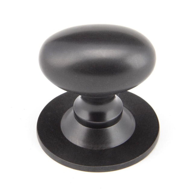 From The Anvil Cabinet Hardware Aged Bronze / Cabinet Knobs / 40mm Dia. From The Anvil - Aged Bronze Oval Cabinet Knob 40mm