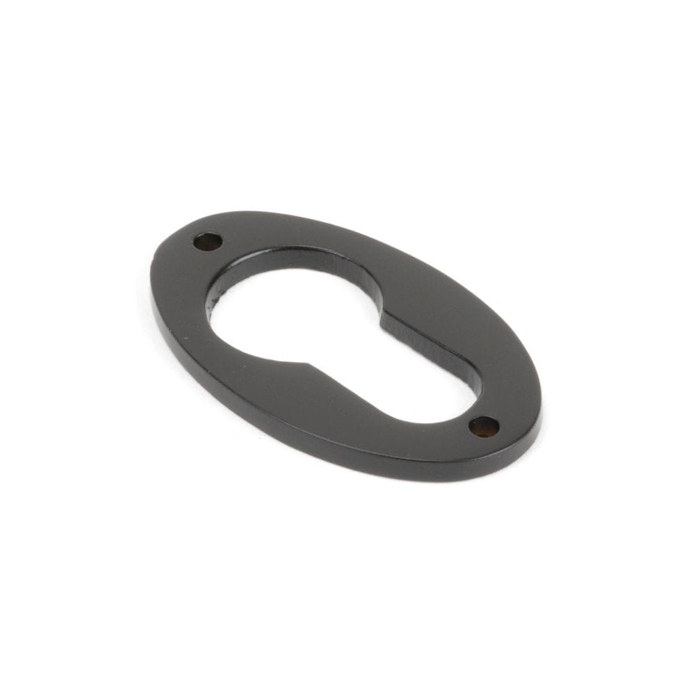 From The Anvil Door Furniture Aged Bronze / Euro Profile Escutcheons From The Anvil - Aged Bronze Oval Euro Escutcheon
