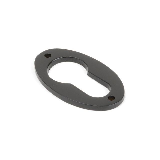 From The Anvil Door Furniture Aged Bronze / Euro Profile Escutcheons From The Anvil - Aged Bronze Oval Euro Escutcheon