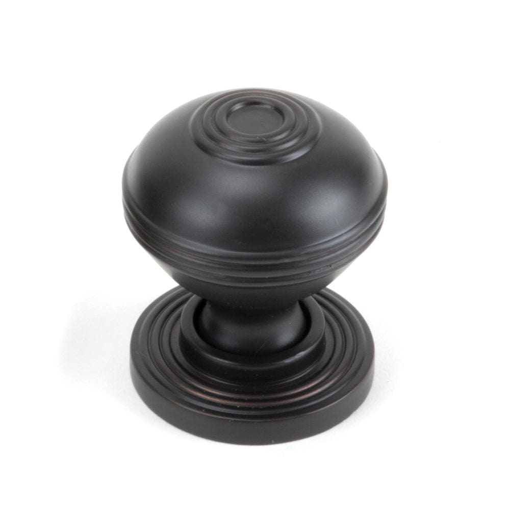 From The Anvil Cabinet Hardware Aged Bronze / Cabinet Knobs / 32mm Dia. From The Anvil - Aged Bronze Prestbury Cabinet Knob 32mm