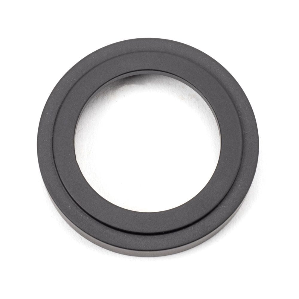 From The Anvil Door Furniture Aged Bronze / Euro Profile Escutcheons From The Anvil - Aged Bronze Round Euro Escutcheon (Art Deco)