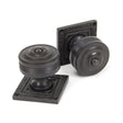 From The Anvil Door Furniture Aged Bronze / Mortice Knobs From The Anvil - Aged Bronze Tewkesbury Square Mortice Knob Set