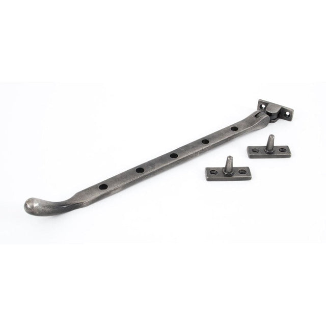 From The Anvil Window Furniture Antique Pewter / 12"/300mm From The Anvil - Antique Pewter 12" Peardrop Stay