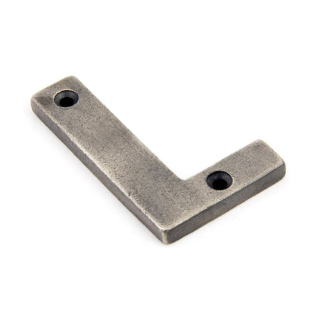 From The Anvil Door Furniture Antique Pewter / Letters / L From The Anvil - Antique Pewter Letter L
