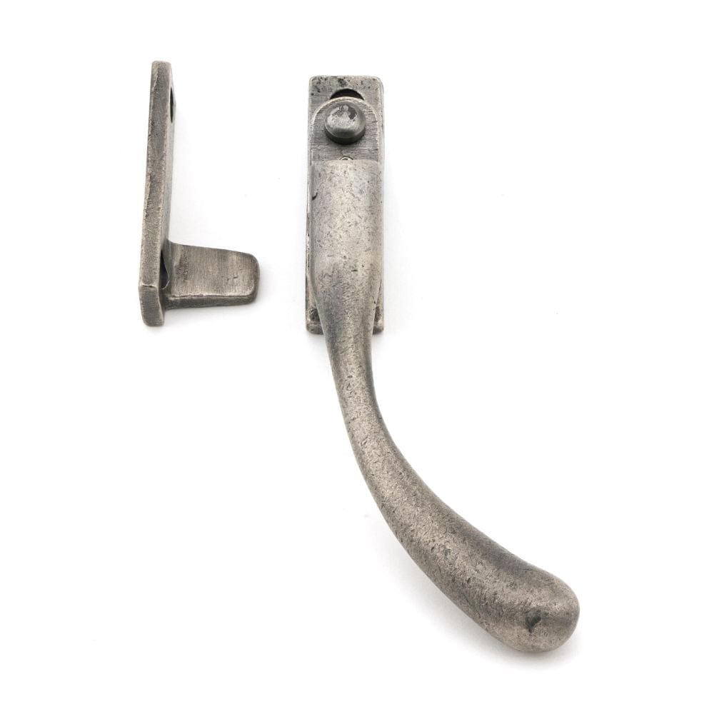 From The Anvil Window Furniture Antique Pewter / Yes / Night Vent From The Anvil - Antique Pewter Night-Vent Locking Peardrop Fastener - RH