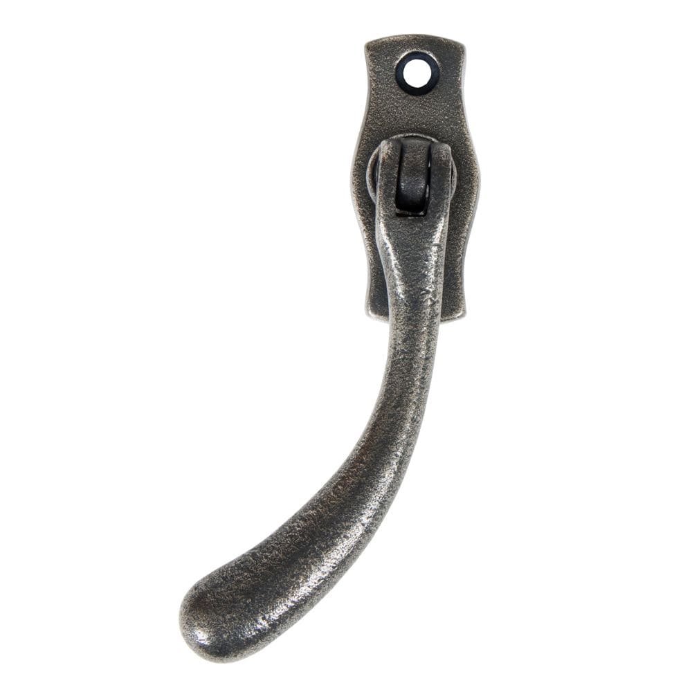 From The Anvil Window Furniture Antique Pewter / Left Hand / Yes From The Anvil - Antique Pewter Peardrop Espag - LH
