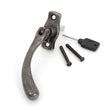 From The Anvil Window Furniture Antique Pewter / Right Hand / Yes From The Anvil - Antique Pewter Peardrop Espag - RH