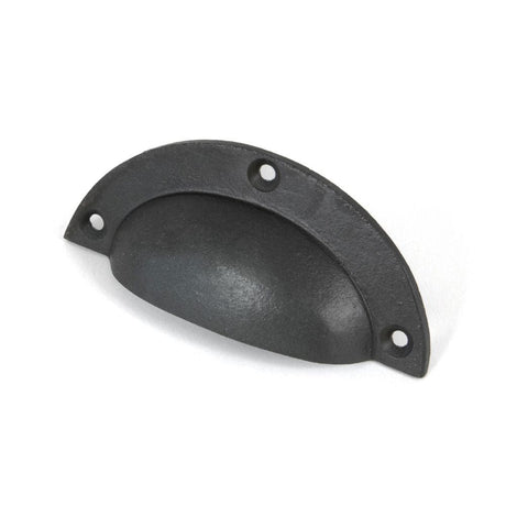 From The Anvil Cabinet Hardware Beeswax / Cabinet Cup Pulls From The Anvil - Beeswax 4" Plain Drawer Pull