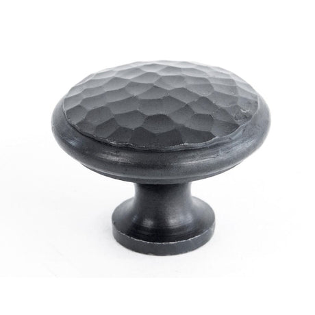 From The Anvil Cabinet Hardware Beeswax / Cabinet Knobs / Large From The Anvil - Beeswax Hammered Cabinet Knob - Large