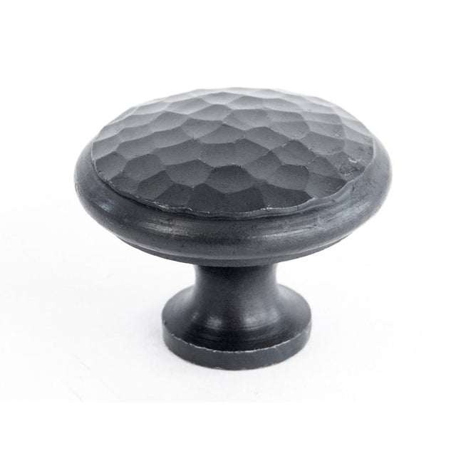 From The Anvil Cabinet Hardware Beeswax / Cabinet Knobs / Large From The Anvil - Beeswax Hammered Cabinet Knob - Large