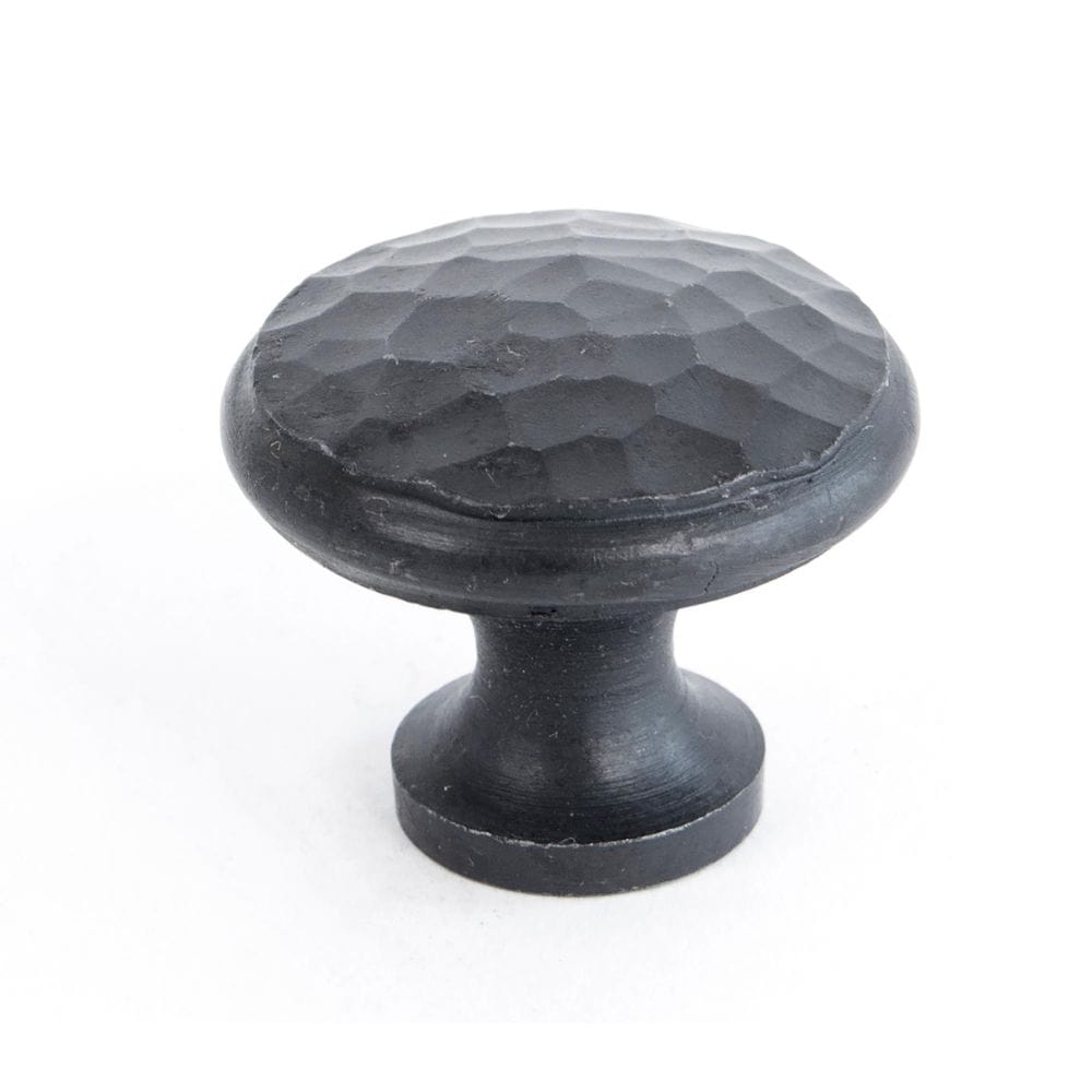 From The Anvil Cabinet Hardware Beeswax / Cabinet Knobs / Medium From The Anvil - Beeswax Hammered Cabinet Knob - Medium