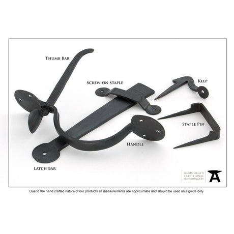 From The Anvil Door Furniture Beeswax / Thumb Latch From The Anvil - Beeswax Medium Bean Thumblatch