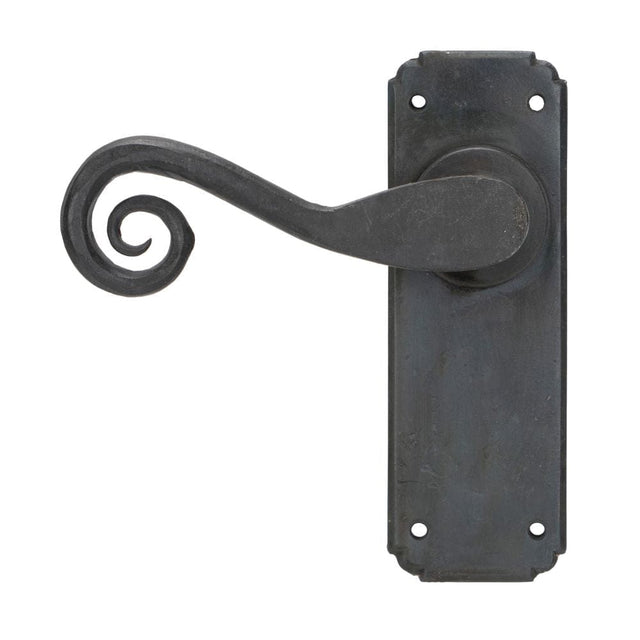 From The Anvil Door Furniture Beeswax / Latch Handles From The Anvil - Beeswax Monkeytail Lever Latch Set