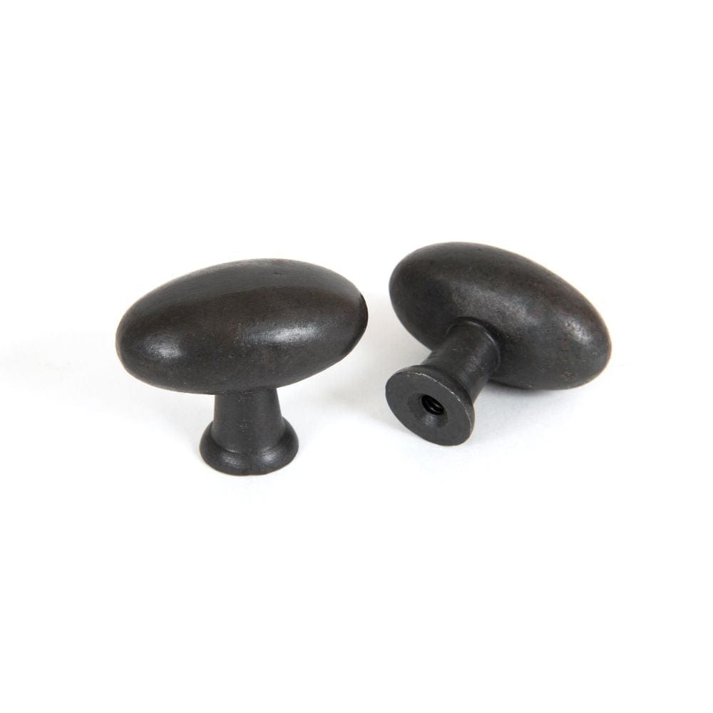 From The Anvil Cabinet Hardware Beeswax / Cabinet Knobs From The Anvil - Beeswax Oval Cabinet Knob