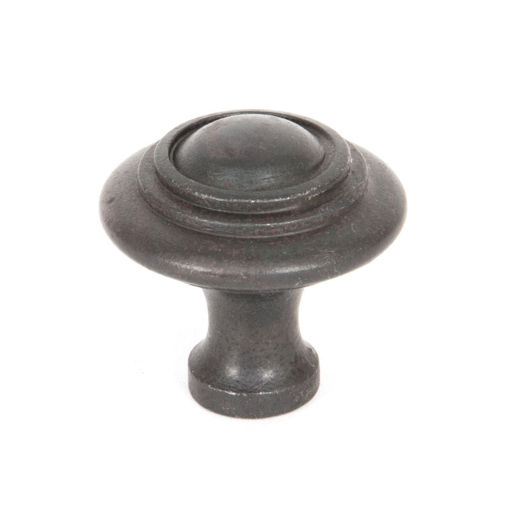 From The Anvil Cabinet Hardware Beeswax / Cabinet Knobs / Large From The Anvil - Beeswax Ringed Cabinet Knob - Large
