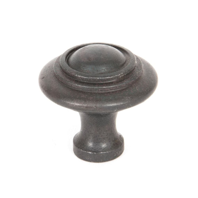 From The Anvil Cabinet Hardware Beeswax / Cabinet Knobs / Large From The Anvil - Beeswax Ringed Cabinet Knob - Large