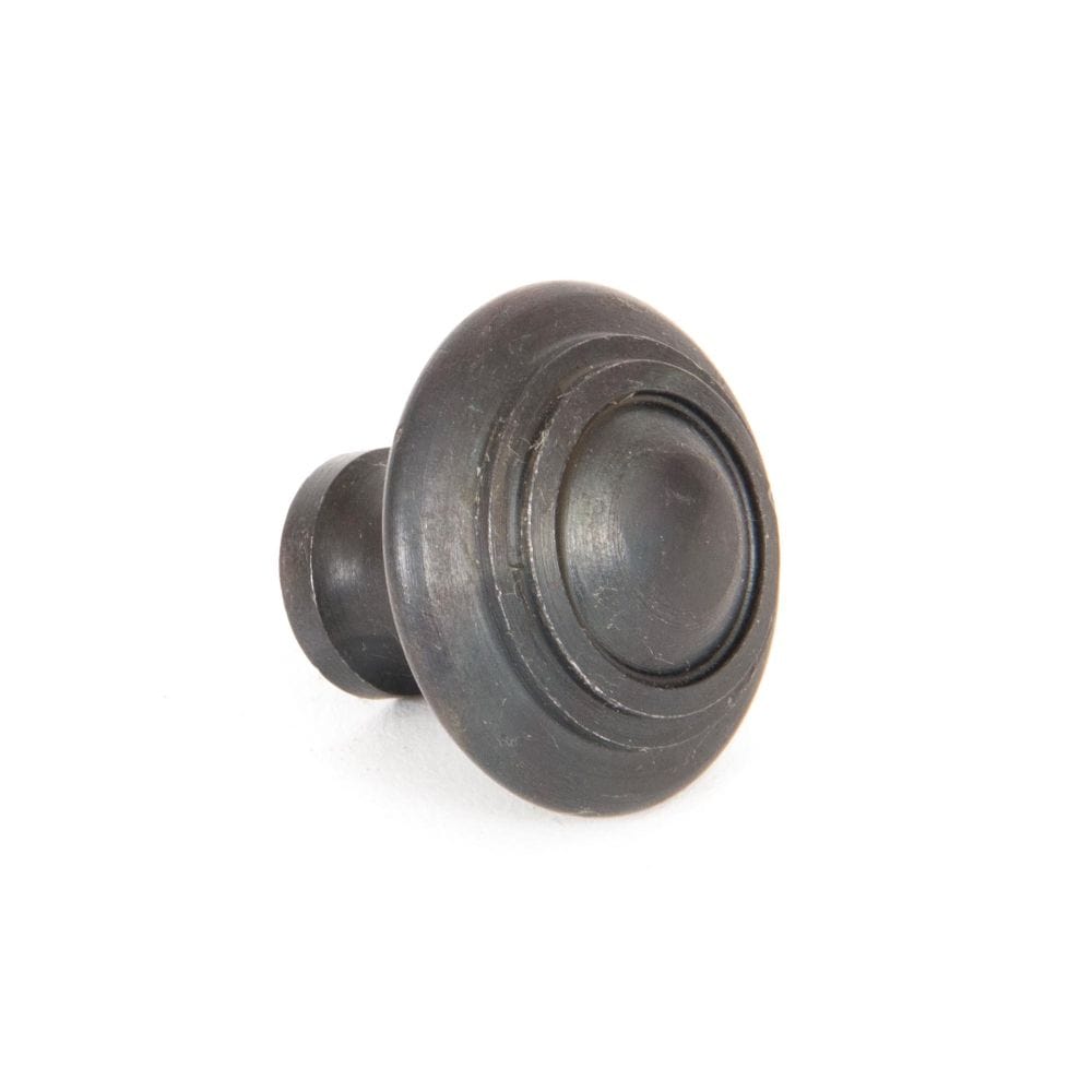 From The Anvil Cabinet Hardware Beeswax / Cabinet Knobs / Small From The Anvil - Beeswax Ringed Cabinet Knob - Small