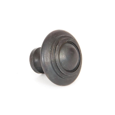 From The Anvil Cabinet Hardware Beeswax / Cabinet Knobs / Small From The Anvil - Beeswax Ringed Cabinet Knob - Small