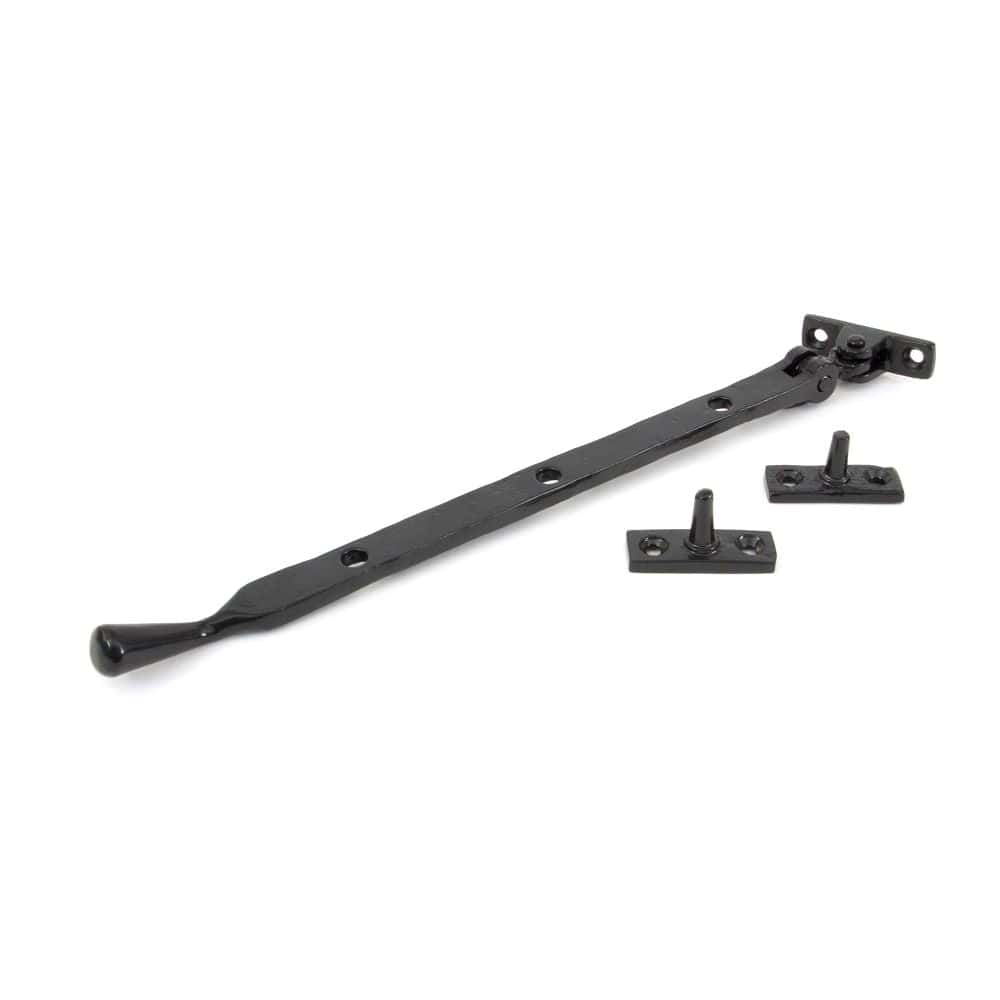 From The Anvil Window Furniture Black / 12"/300mm From The Anvil - Black 12" Handmade Peardrop Stay