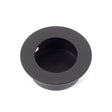 From The Anvil Door Furniture Black / Flush Pull / Round From The Anvil - Black 30mm Small Flush Pull