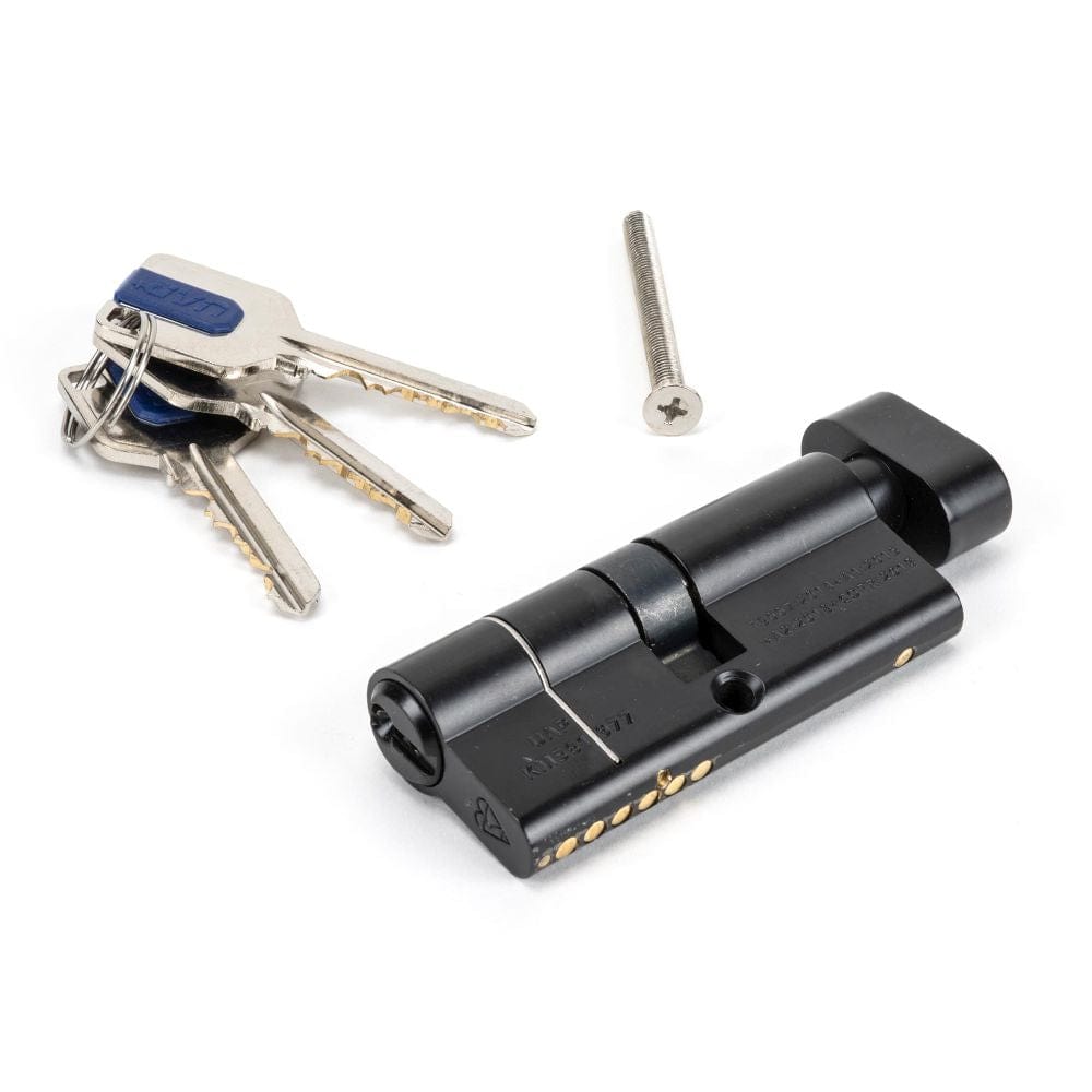 From The Anvil Locks & Latches Black / Euro Cylinder & Turn / 35 x 35mm From The Anvil - Black 35/35 6pin Euro Cylinder/Thumbturn KA