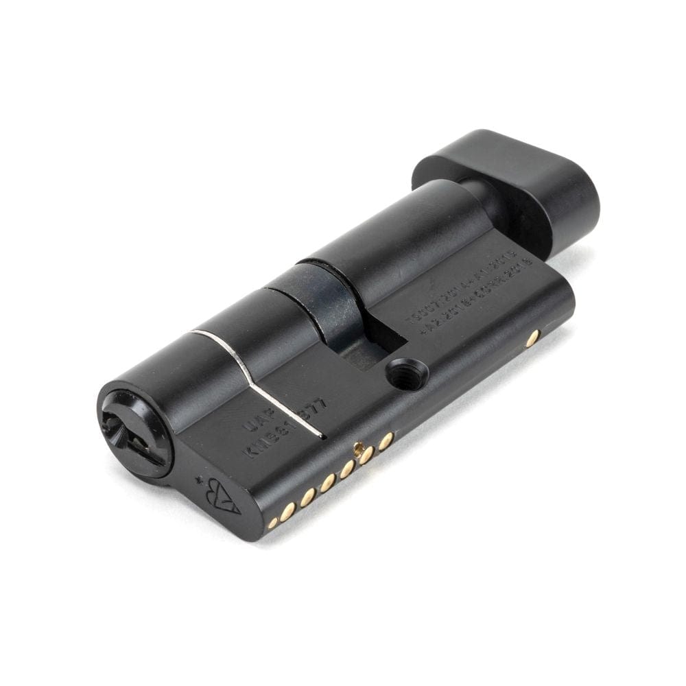 From The Anvil Locks & Latches Black / Euro Cylinder & Turn / 35 x 35mm From The Anvil - Black 35/35 6pin Euro Cylinder/Thumbturn KD
