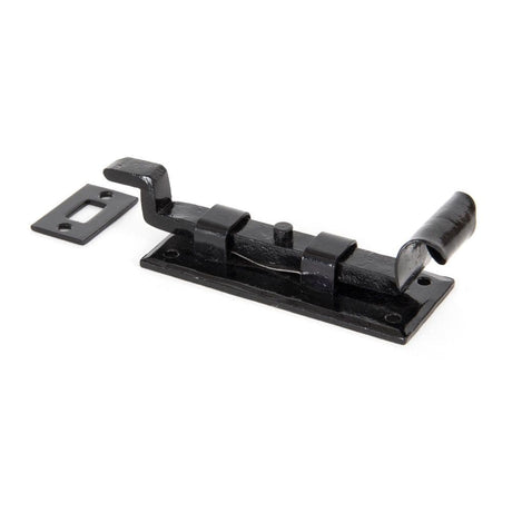 From The Anvil Accessories Black / Cranked Surface Bolts / 100mm / 4" From The Anvil - Black 4" Cranked Door Bolt