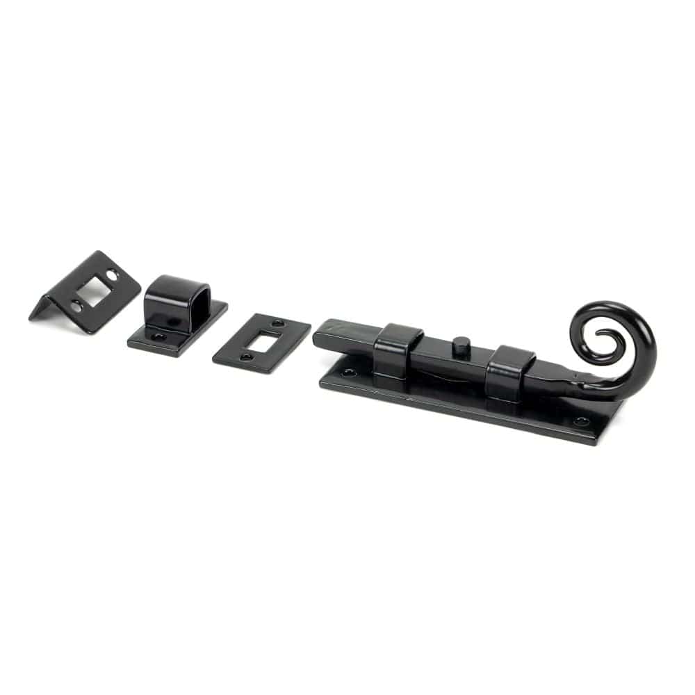 From The Anvil Accessories Black / Straight Surface Bolts / 100mm / 4" From The Anvil - Black 4" Monkeytail Universal Bolt