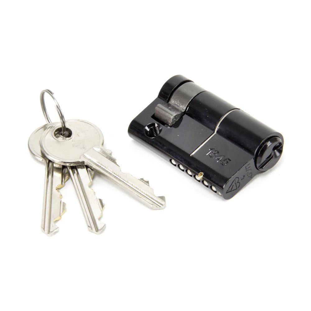 From The Anvil Locks & Latches Black / Euro Cylinders Single / 40 x 10mm From The Anvil - Black 40/10 6pin Single Cylinder