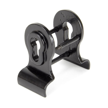 From The Anvil Door Furniture Black / Euro Profile Cylinder Pull From The Anvil - Black 50mm Euro Door Pull (Back to Back fixings)