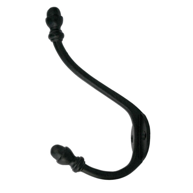 From The Anvil Accessories Black / Hat & Coat Hooks From The Anvil - Black 6 1/2" Hat & Coat Hook