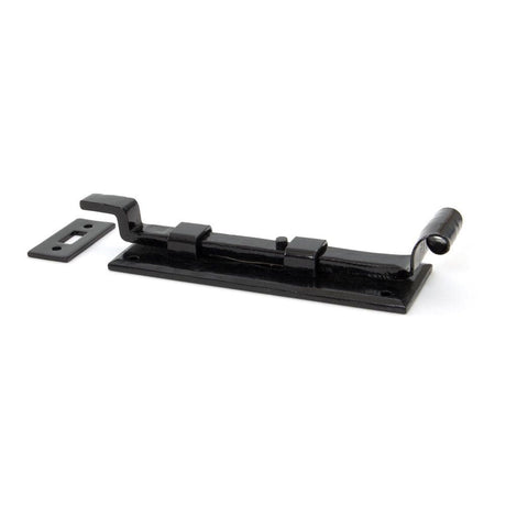 From The Anvil Accessories Black / Cranked Surface Bolts / 150mm / 6" From The Anvil - Black 6" Cranked Door Bolt